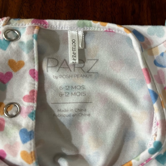 Posh Peanut Hearts bubble romper 6-12 months - Picture 3 of 3